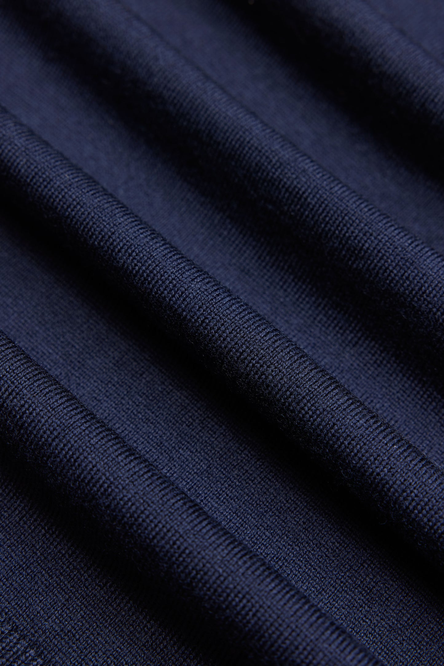 Navy 1/4 Zip Extra Fine Merino Jumper
