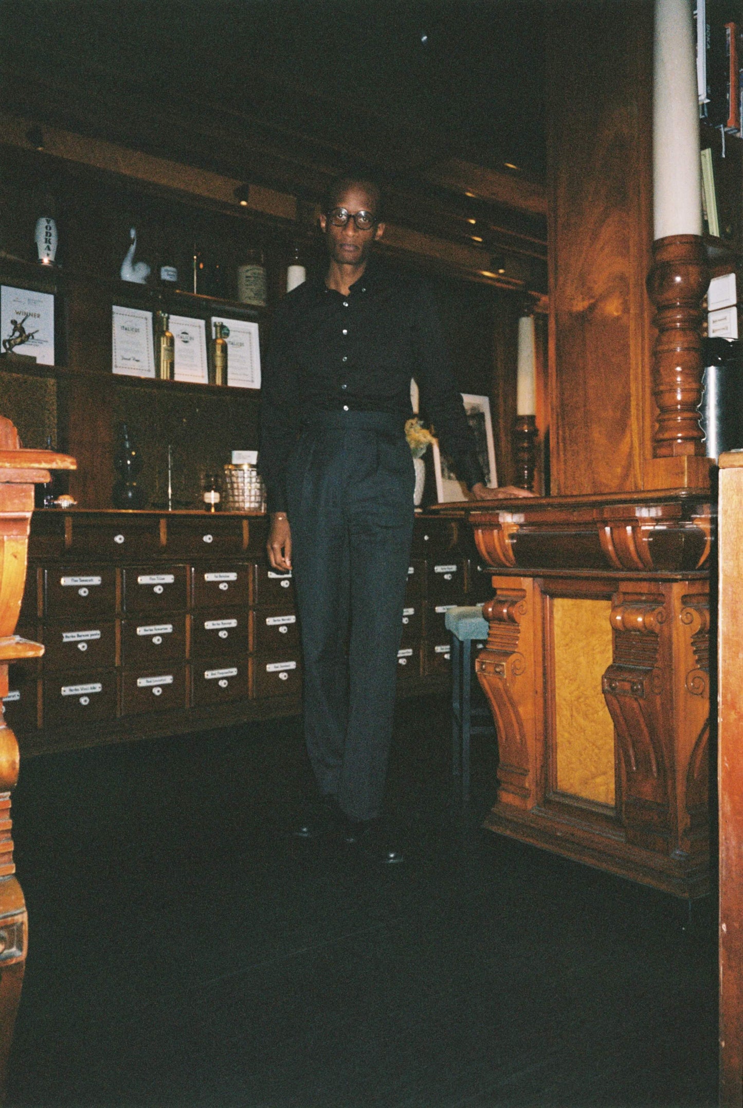 HG Brown Jersey Shirt Button Down Collar