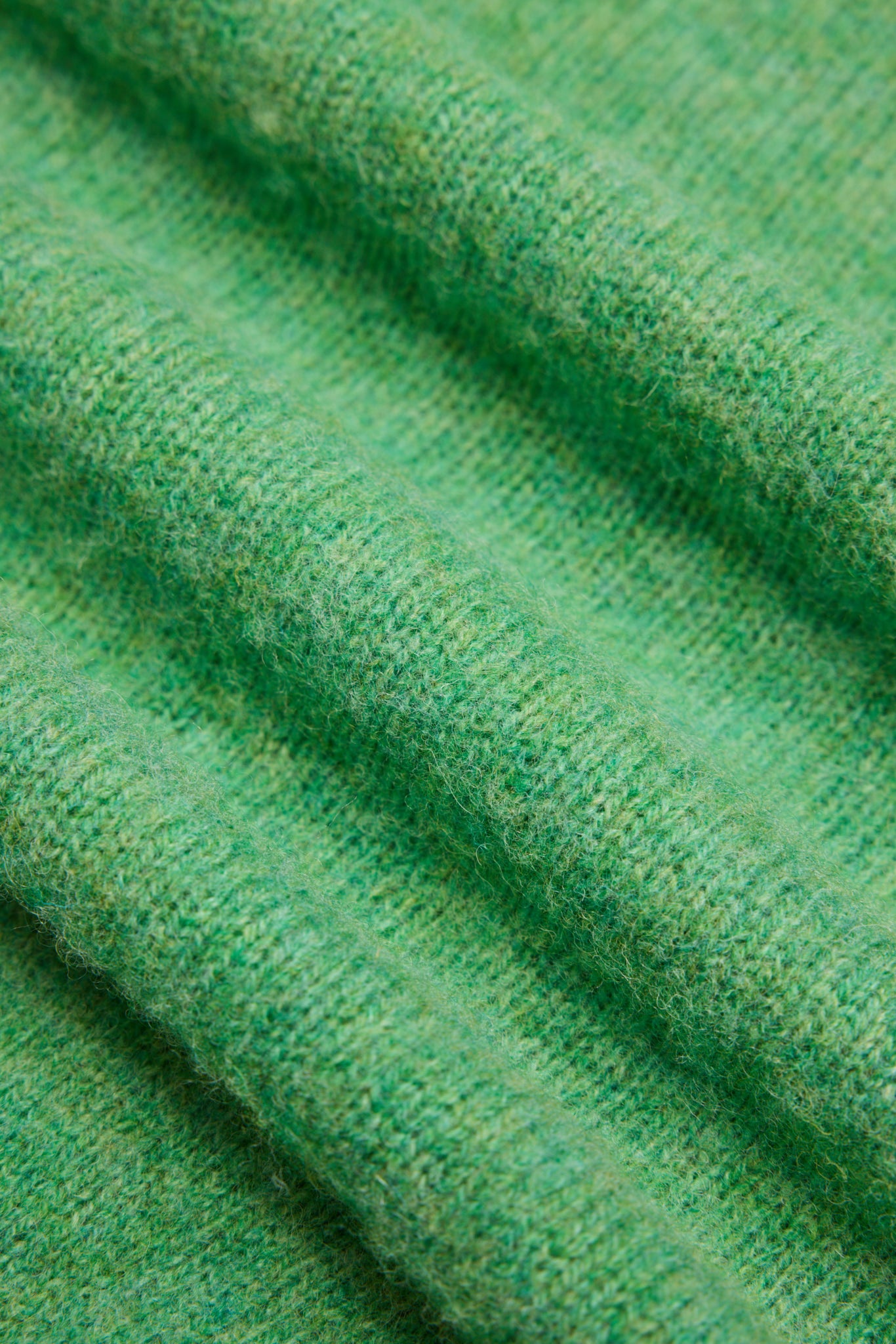 Parsley Brushed Shetland Wool Jumper