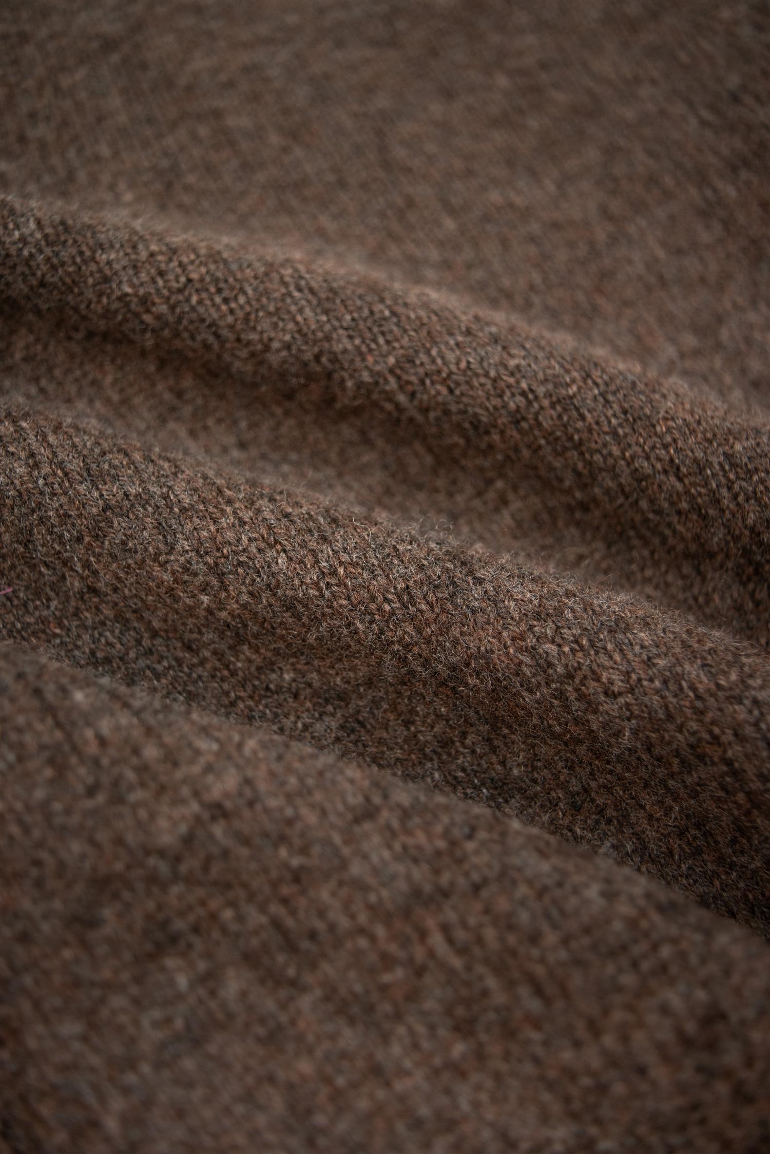 Porcupine Roll Neck Lambswool Jumper