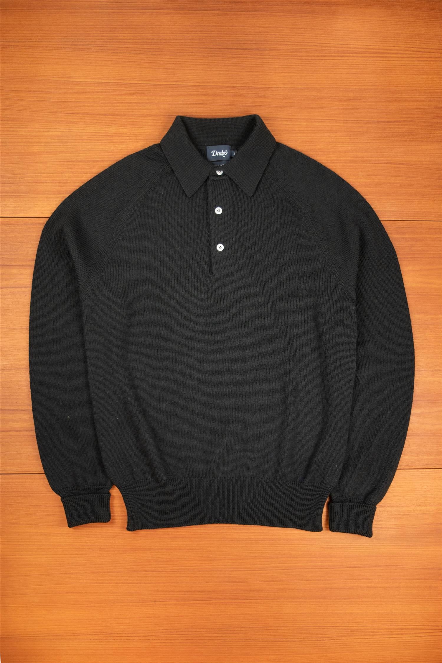 Long sleeve merino Polo