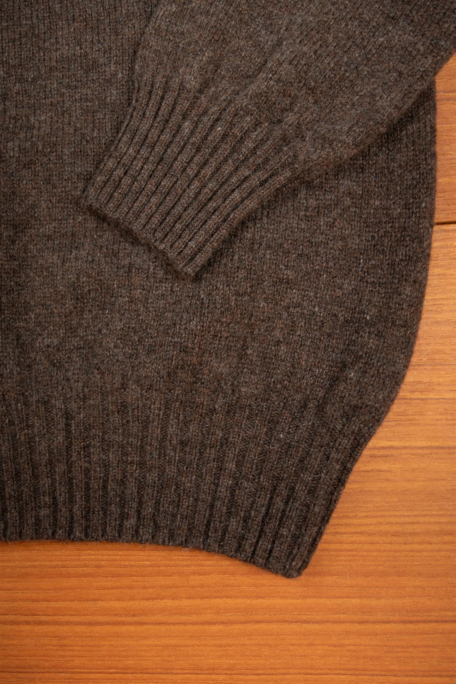 Porcupine Roll Neck Lambswool Jumper