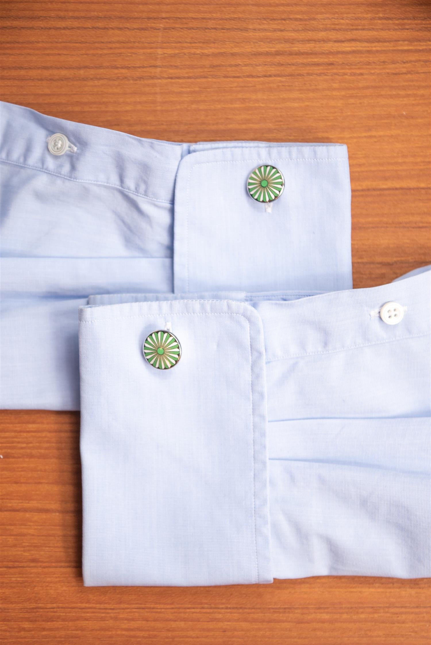 Green Flora Cufflink