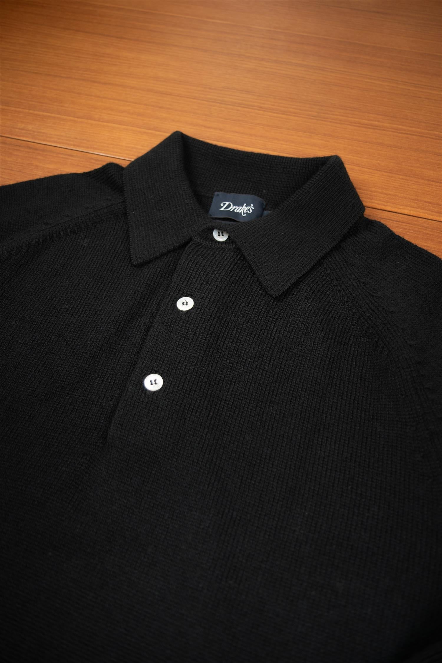 Long sleeve merino Polo