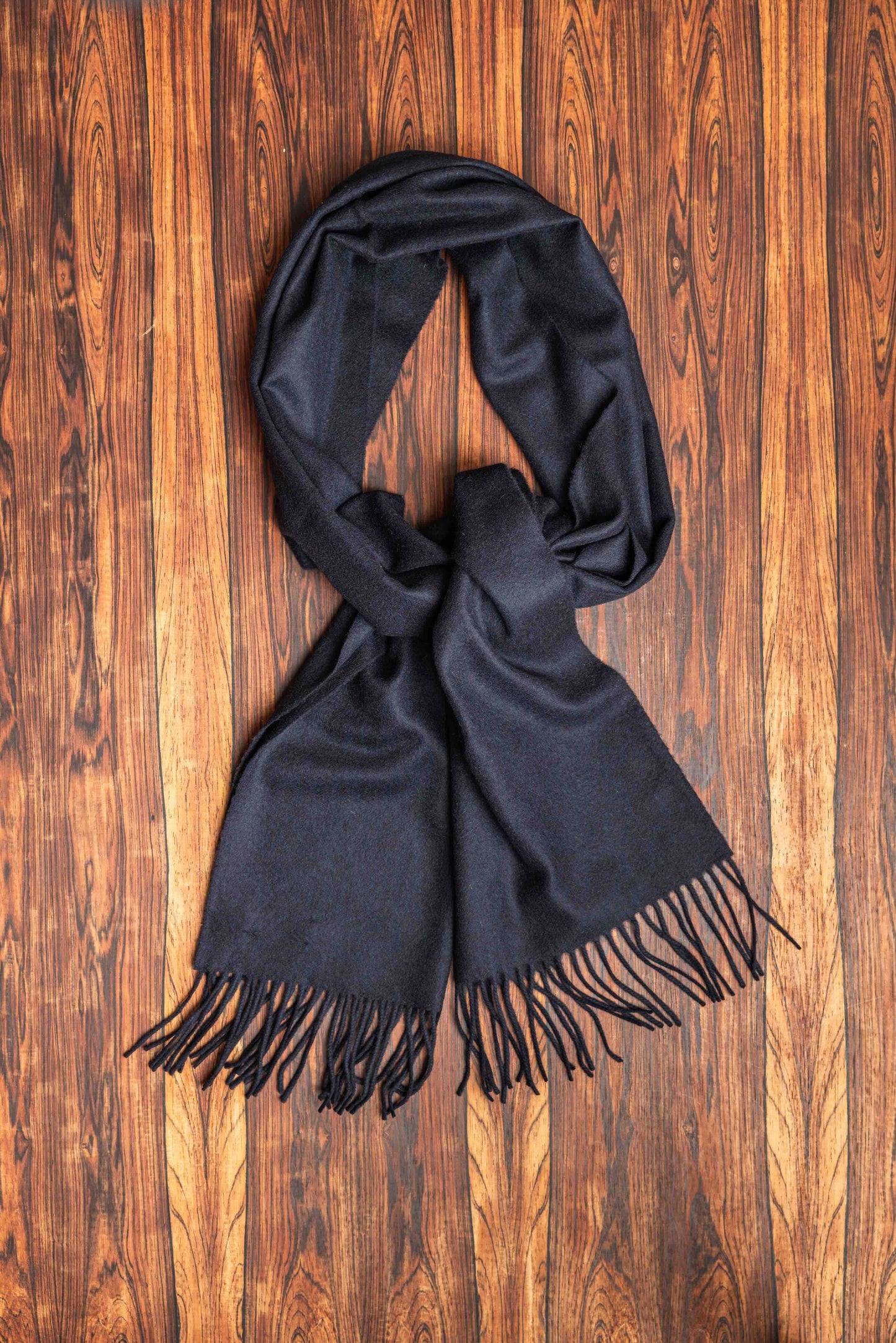 Navy Cashmere Scarf