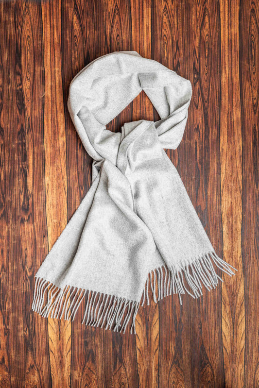 Silver Cashmere Scarf