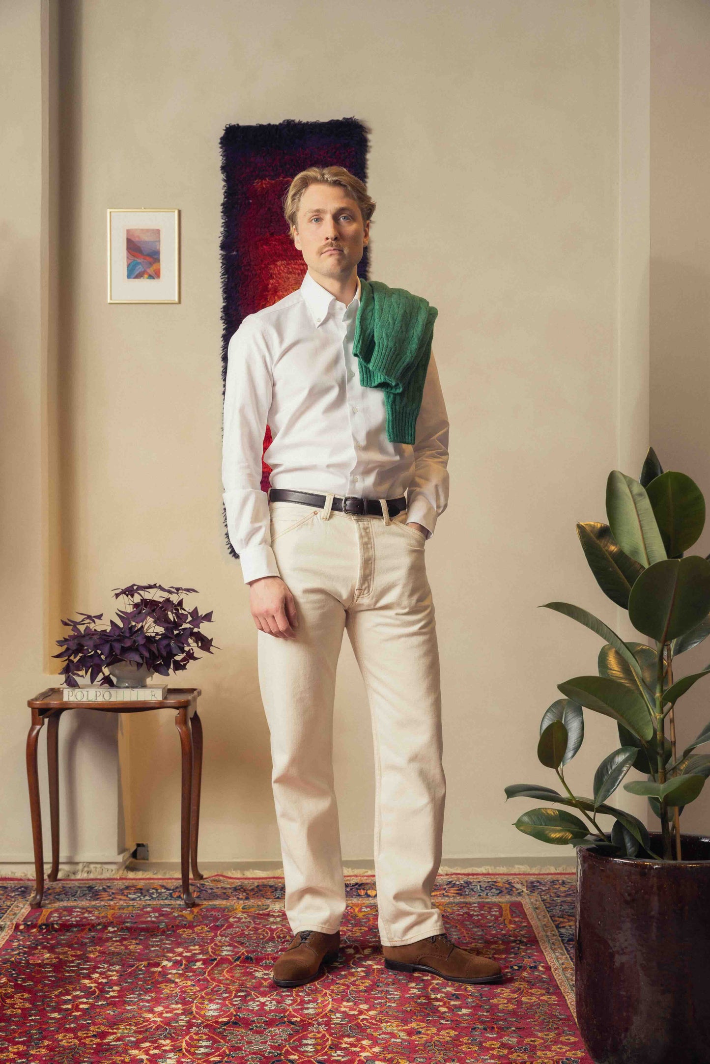 White Oxford Button Down Shirt