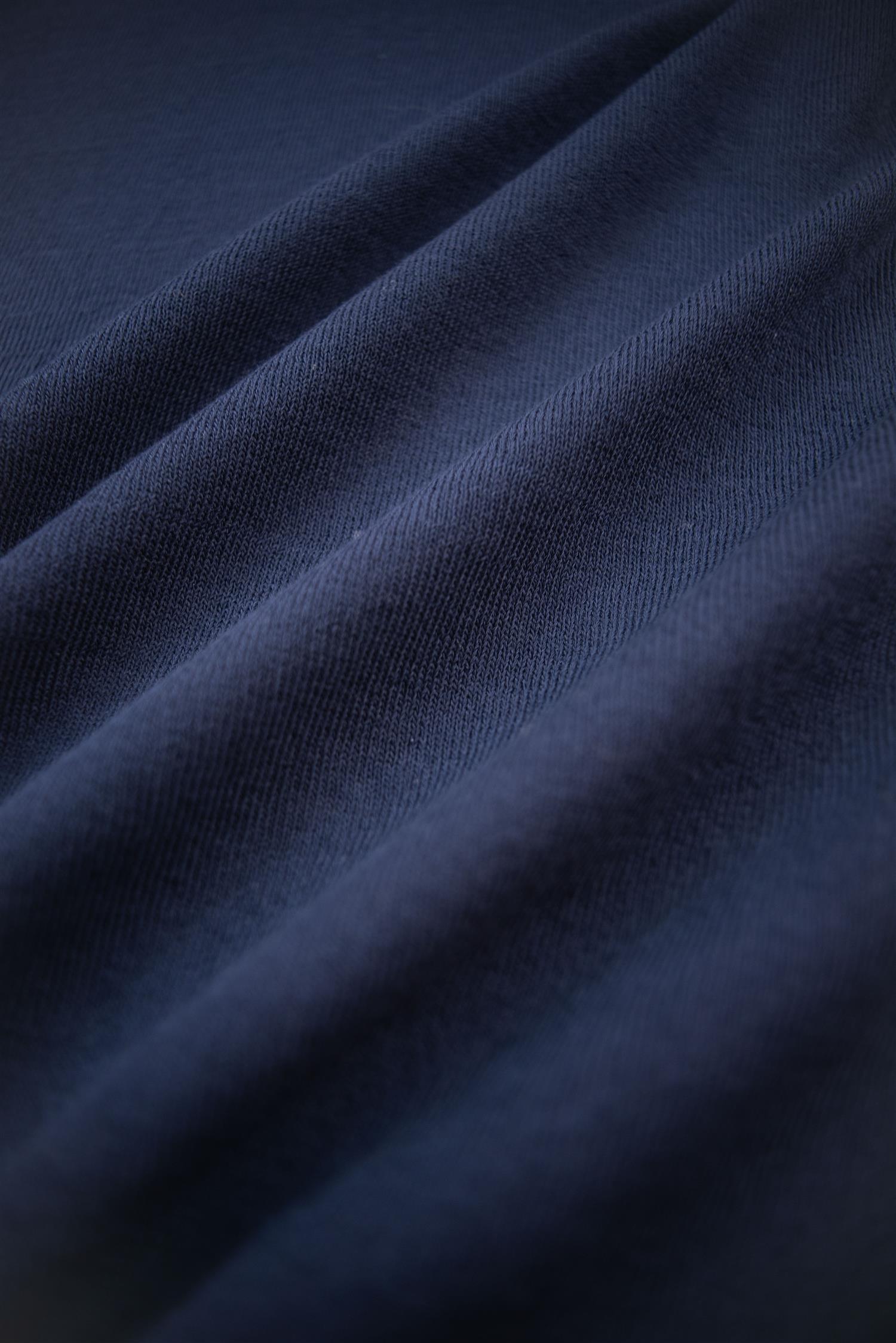 Navy Ice Cotton Skipper Polo