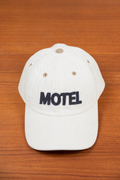 "Motel " Off White Needlecord Caps