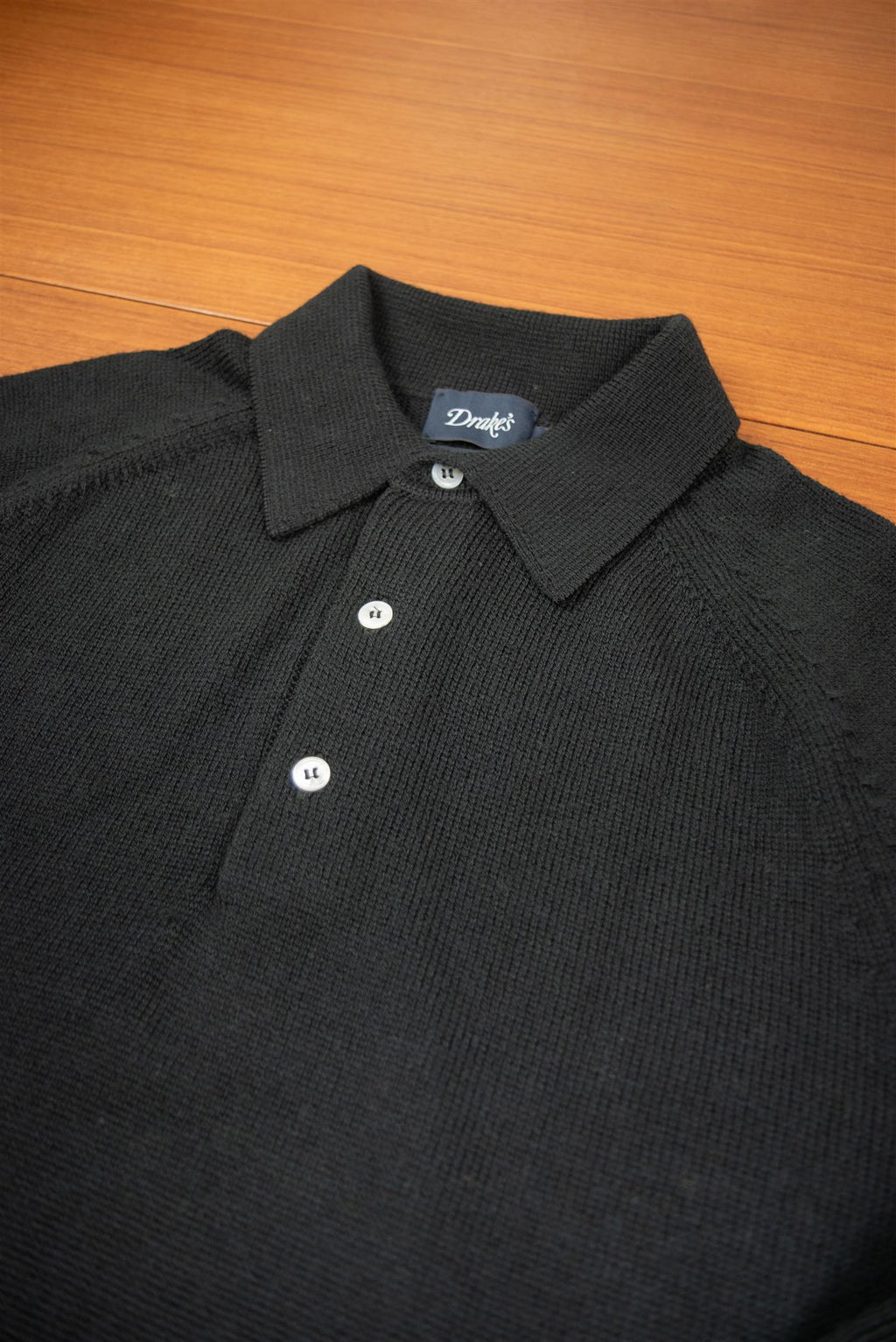Long sleeve merino Polo
