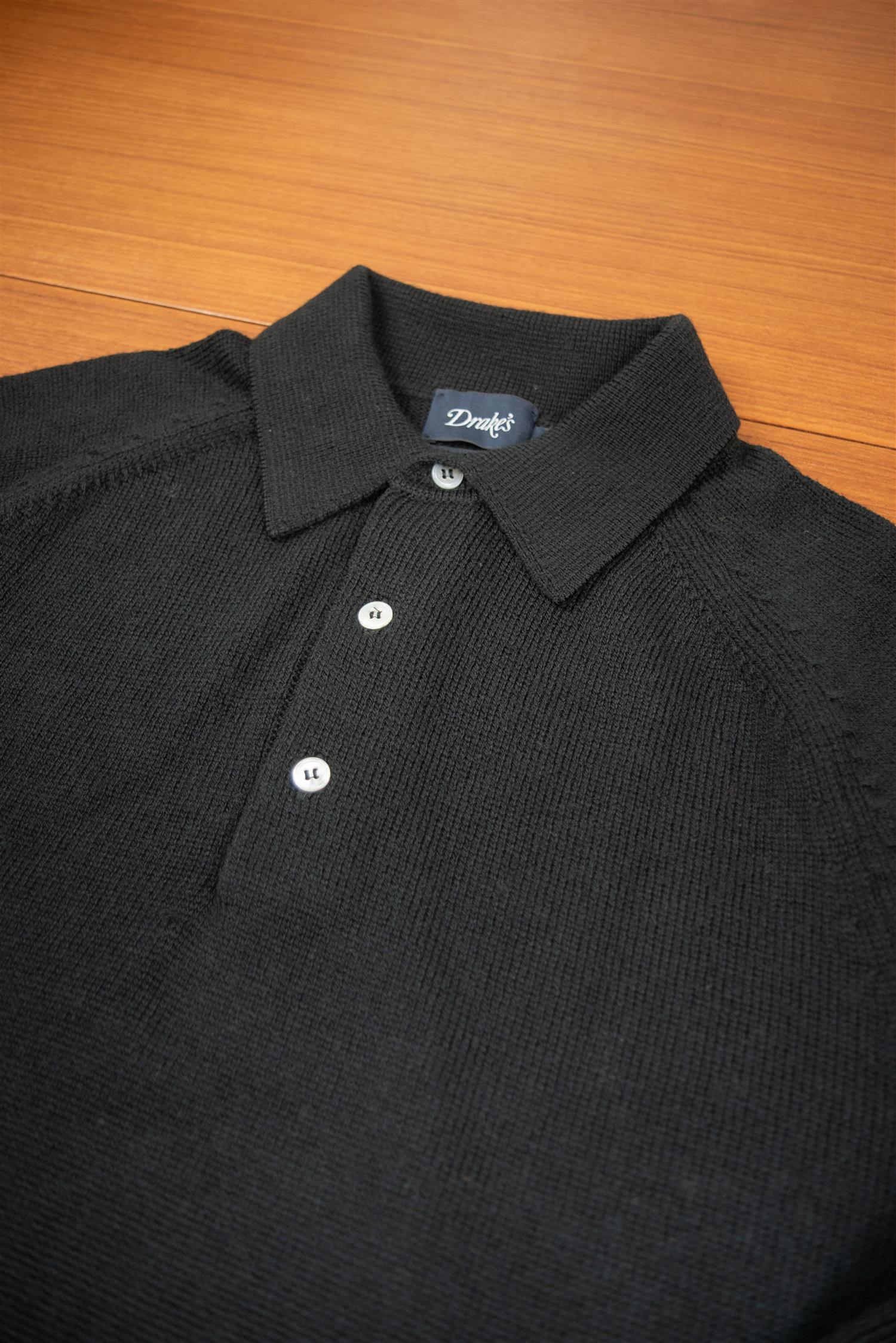 Long sleeve merino Polo