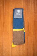 Blue color block - Rugby Socks