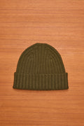 Military Green Cairn Cashmere Beanie