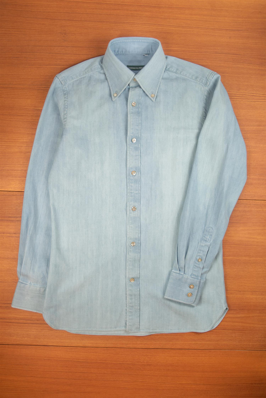 HG Bleach Wash Denim Shirt Button Down