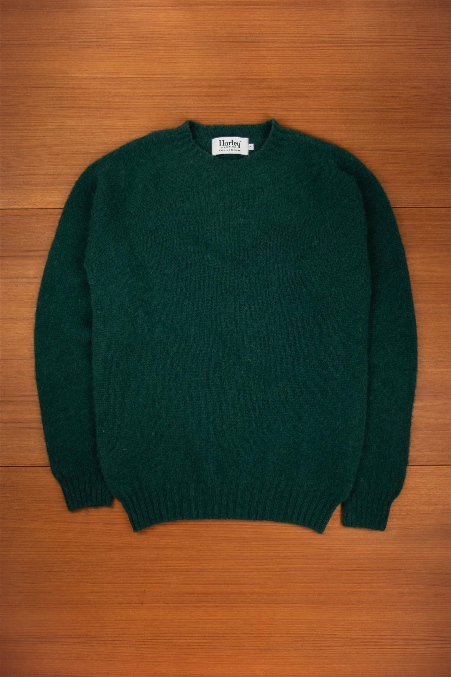 Tartan Brushed Shetland Wool Jumper
