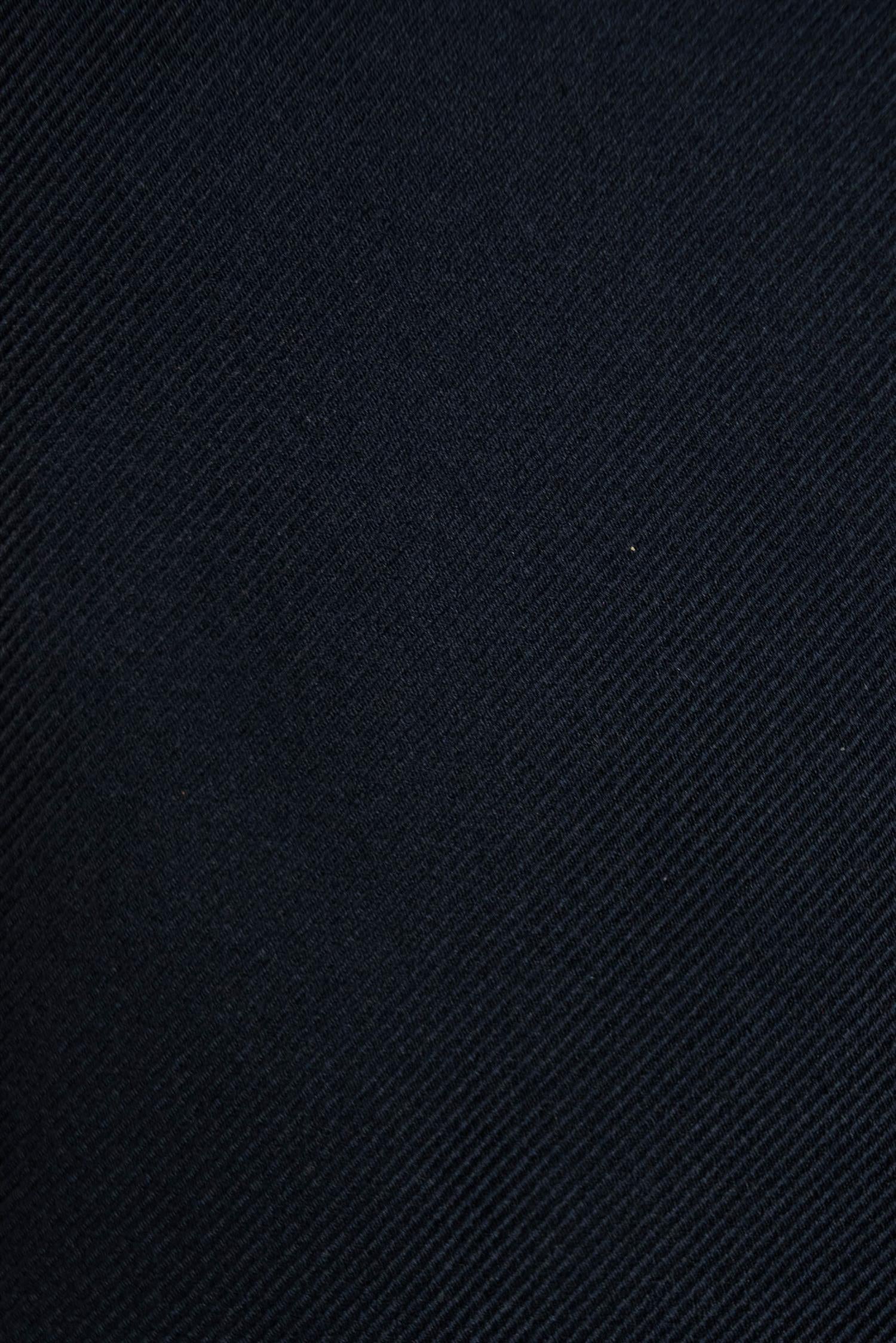 Navy Jacquard 3-Fold Silk Tie