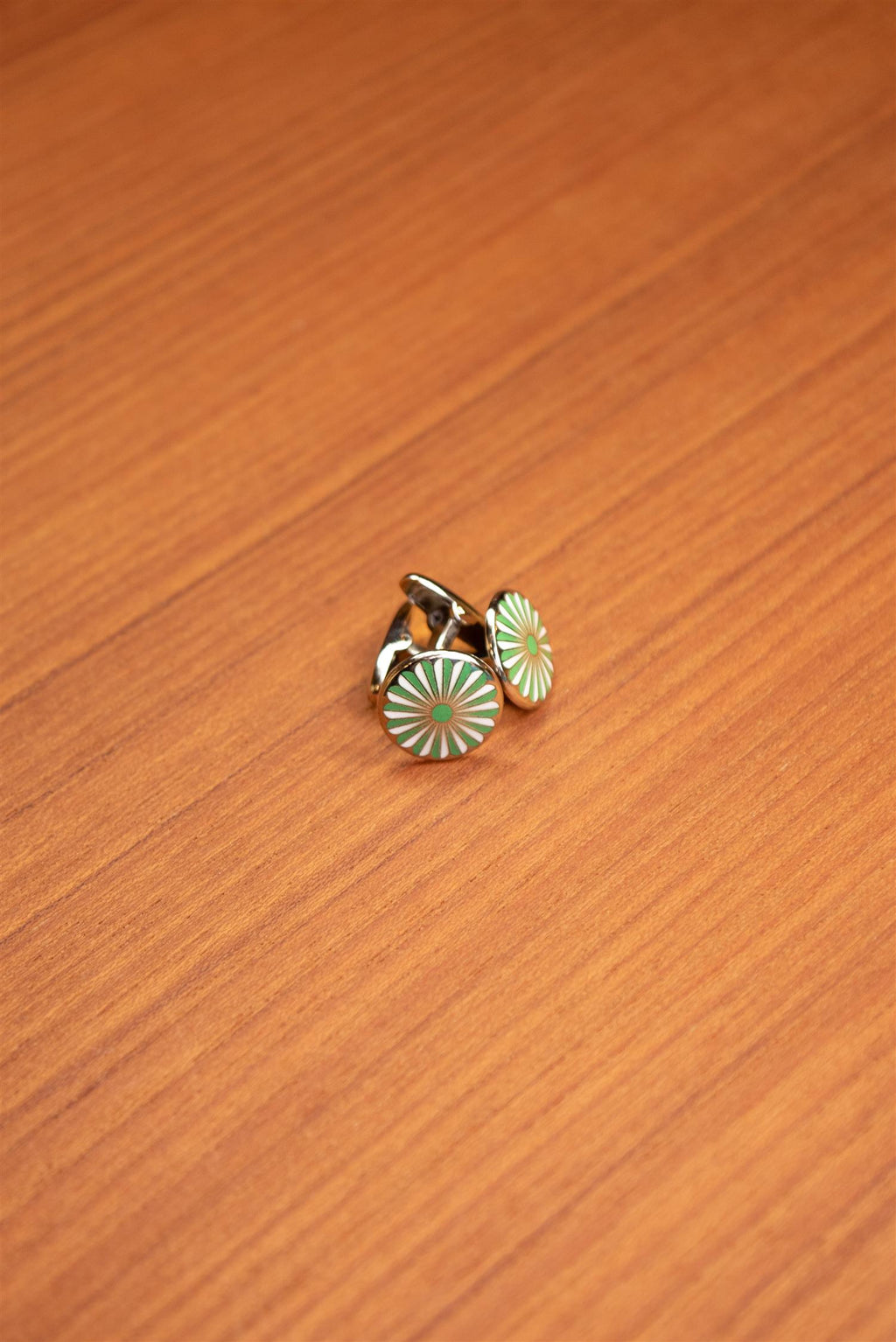 Green Flora Cufflink