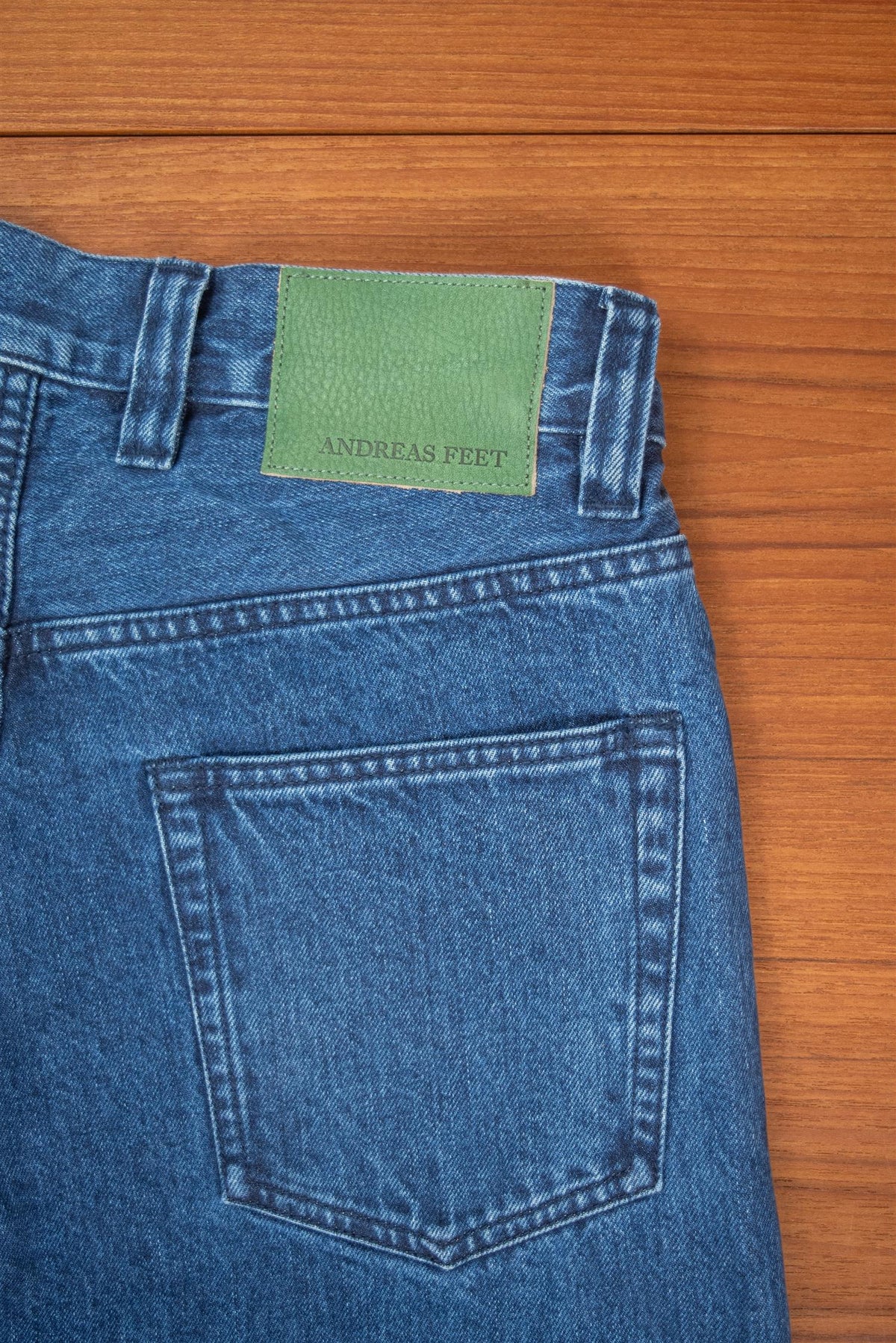 Straight Leg Stone Wash Jeans