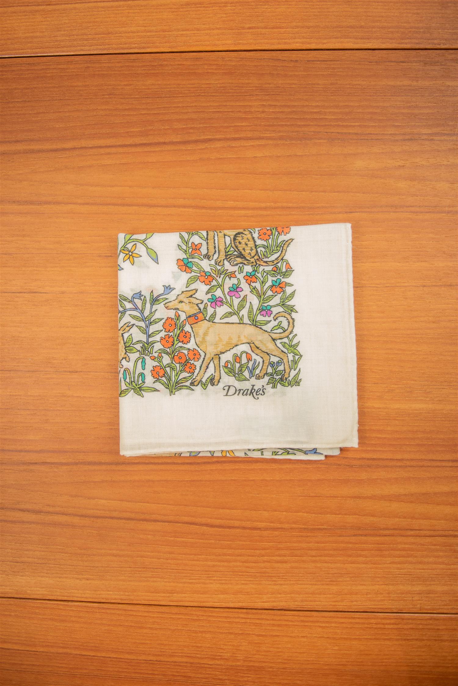 ECRU UNICORN PRINT BANDANA
