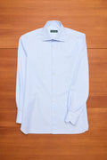HG Light Blue Twill Spread Collar Shirt