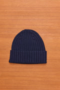 Navy Cairn Cashmere Beanie