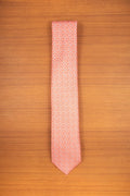 Peach flowers 3-Fold Silk Tie
