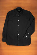 HG Black Denim Button Down Collar Shirt