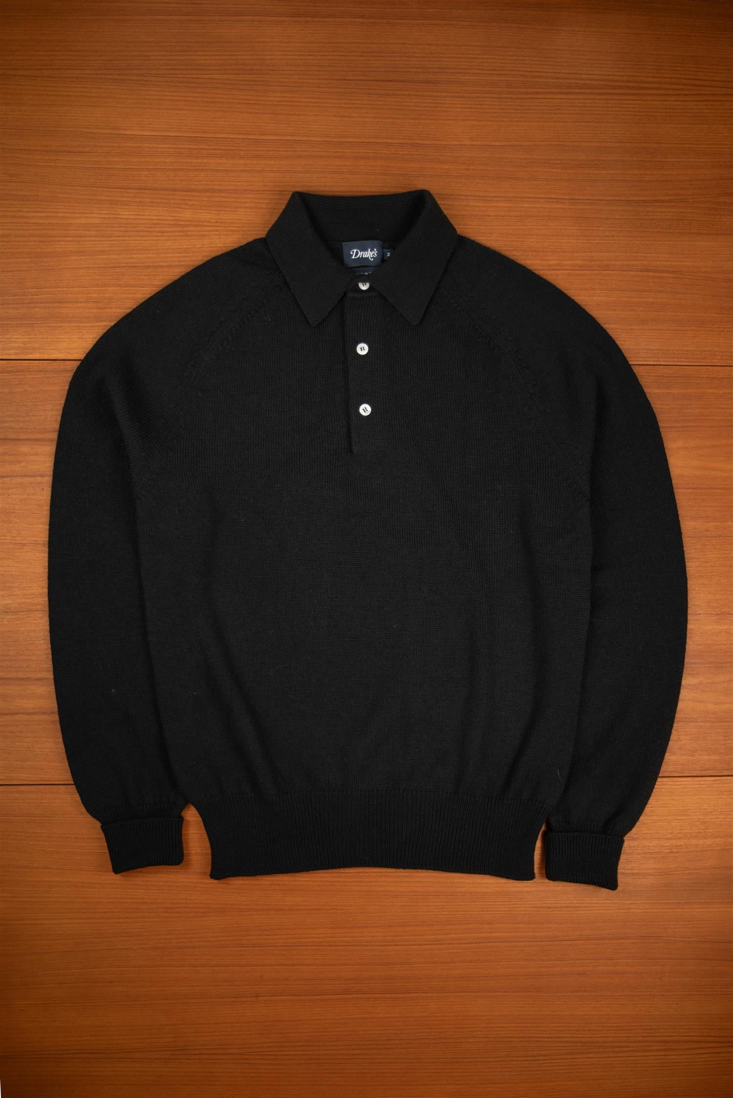 Long sleeve merino Polo