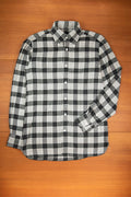 HG Black & White Check Flannel Shirt