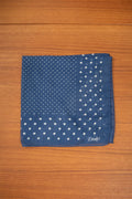 Pocket Square Polka Blue