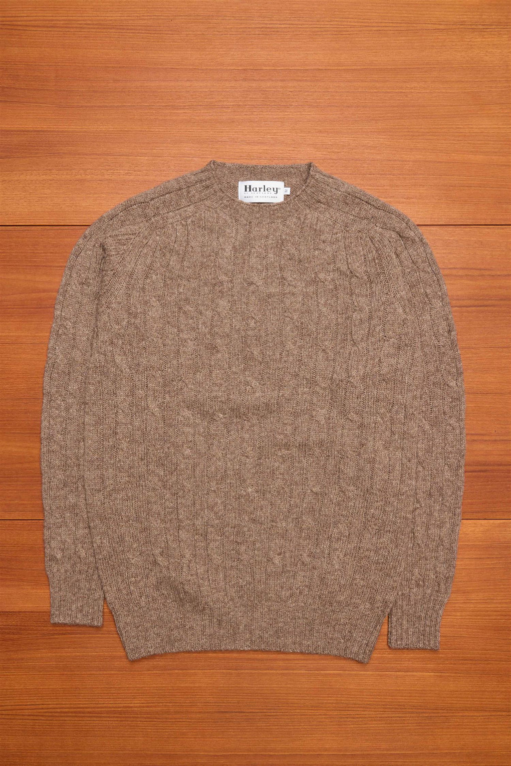 Tundra Cable Knit Shetland Wool Jumper
