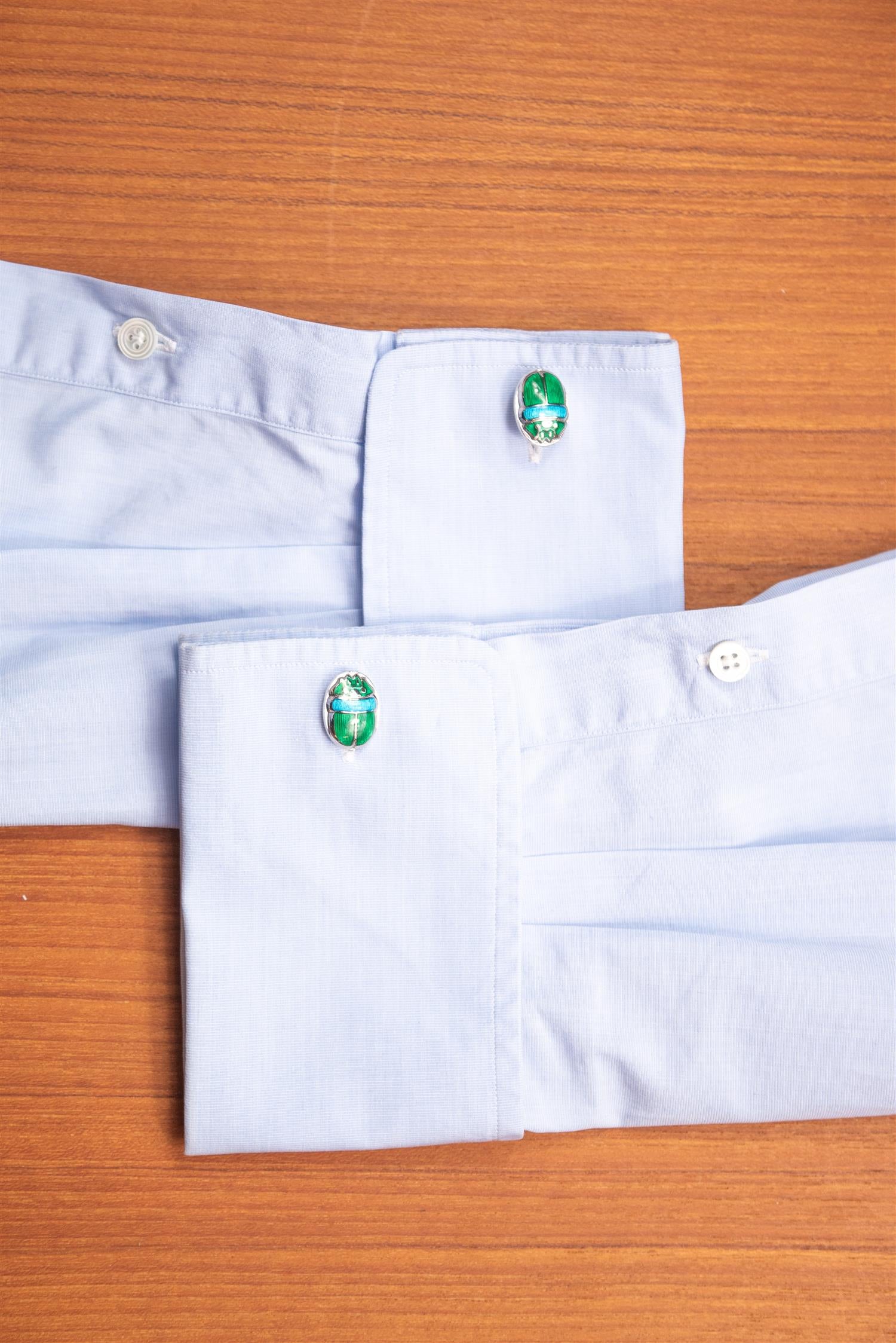 Green Scarab Cufflink