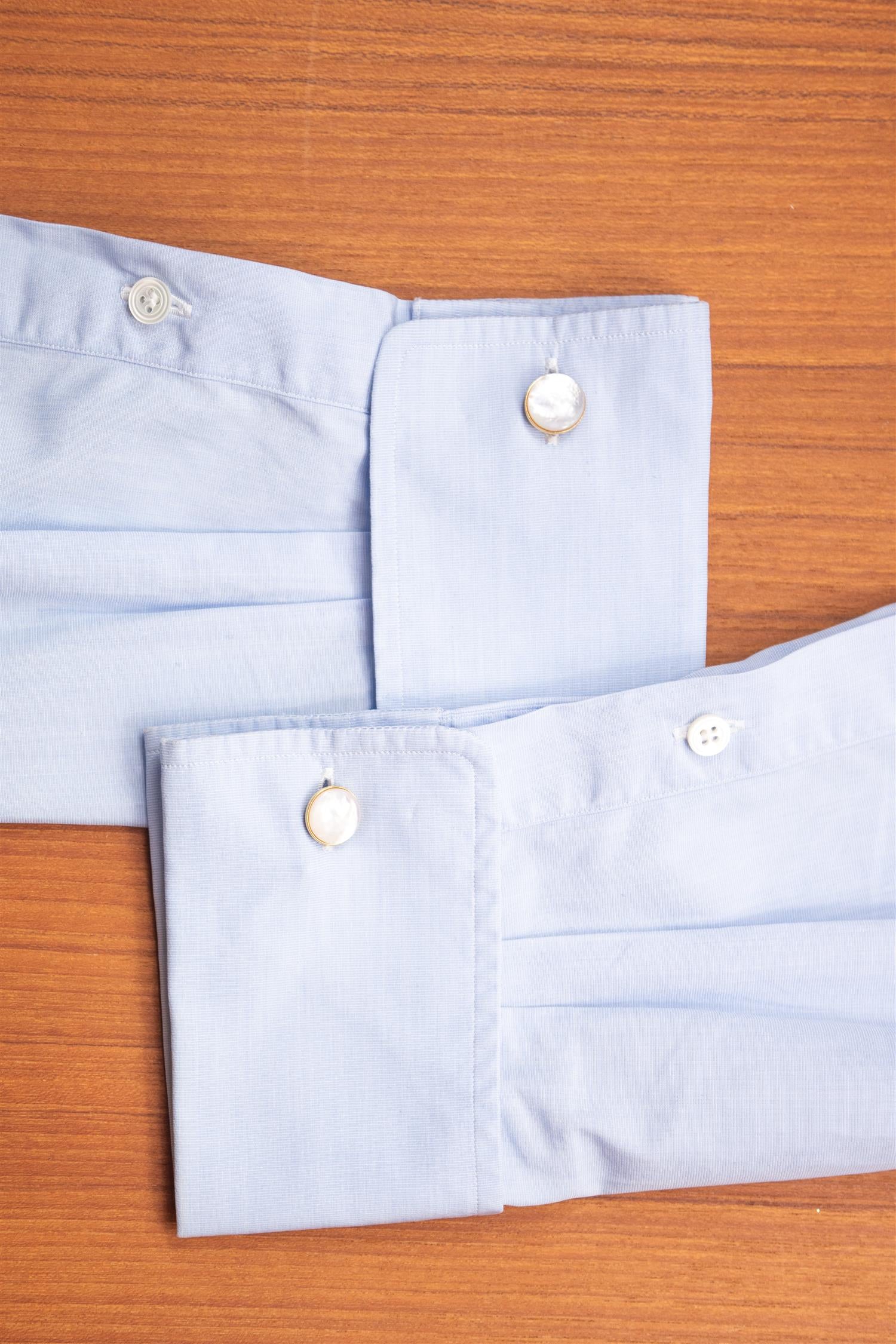 Gold Mother of Pearl Cufflink