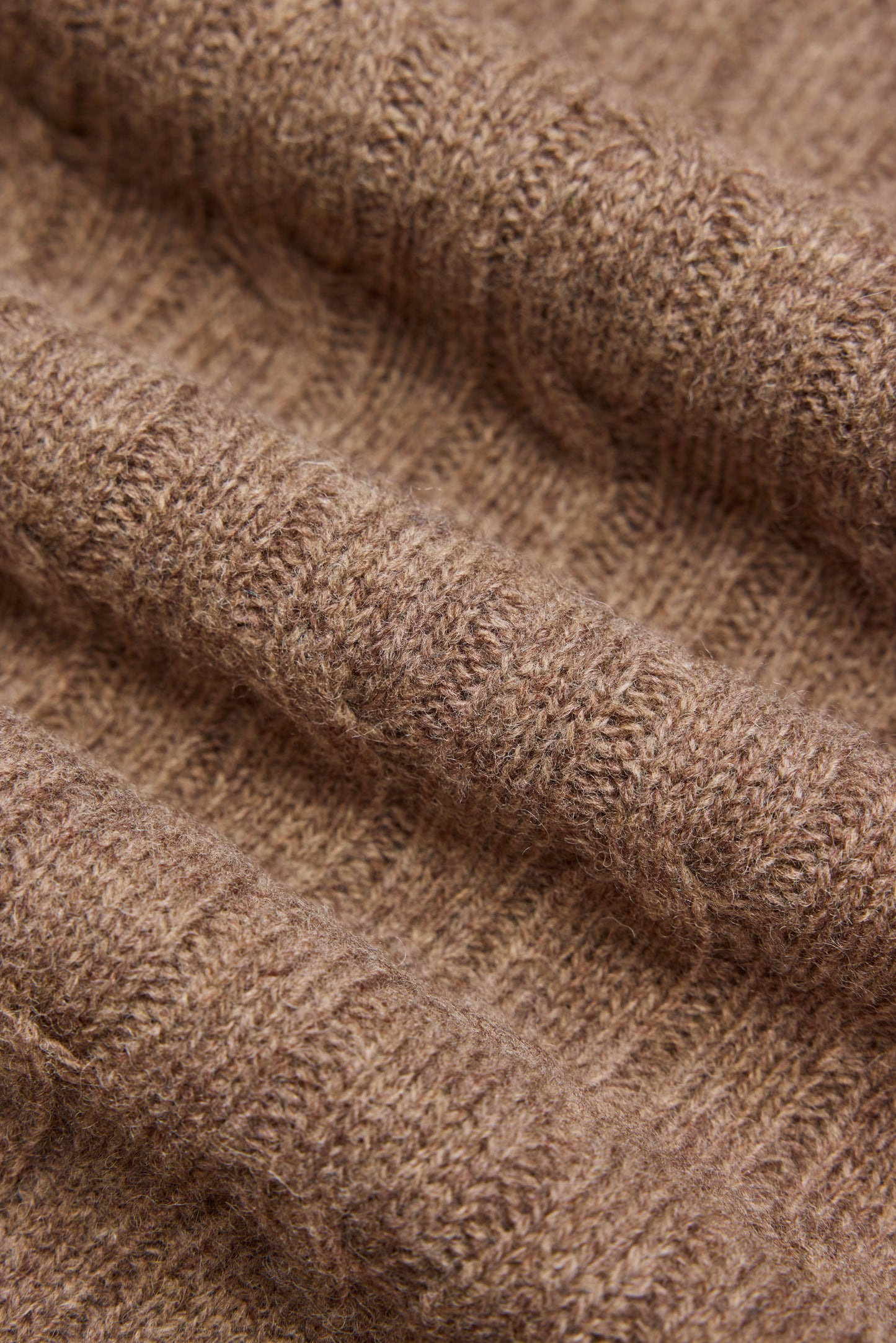 Tundra Cable Knit Shetland Wool Jumper