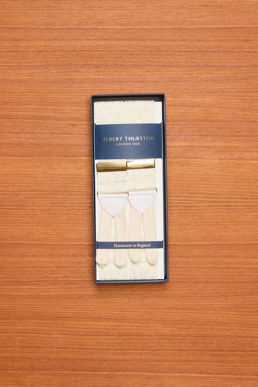 Moire Ivory Braces