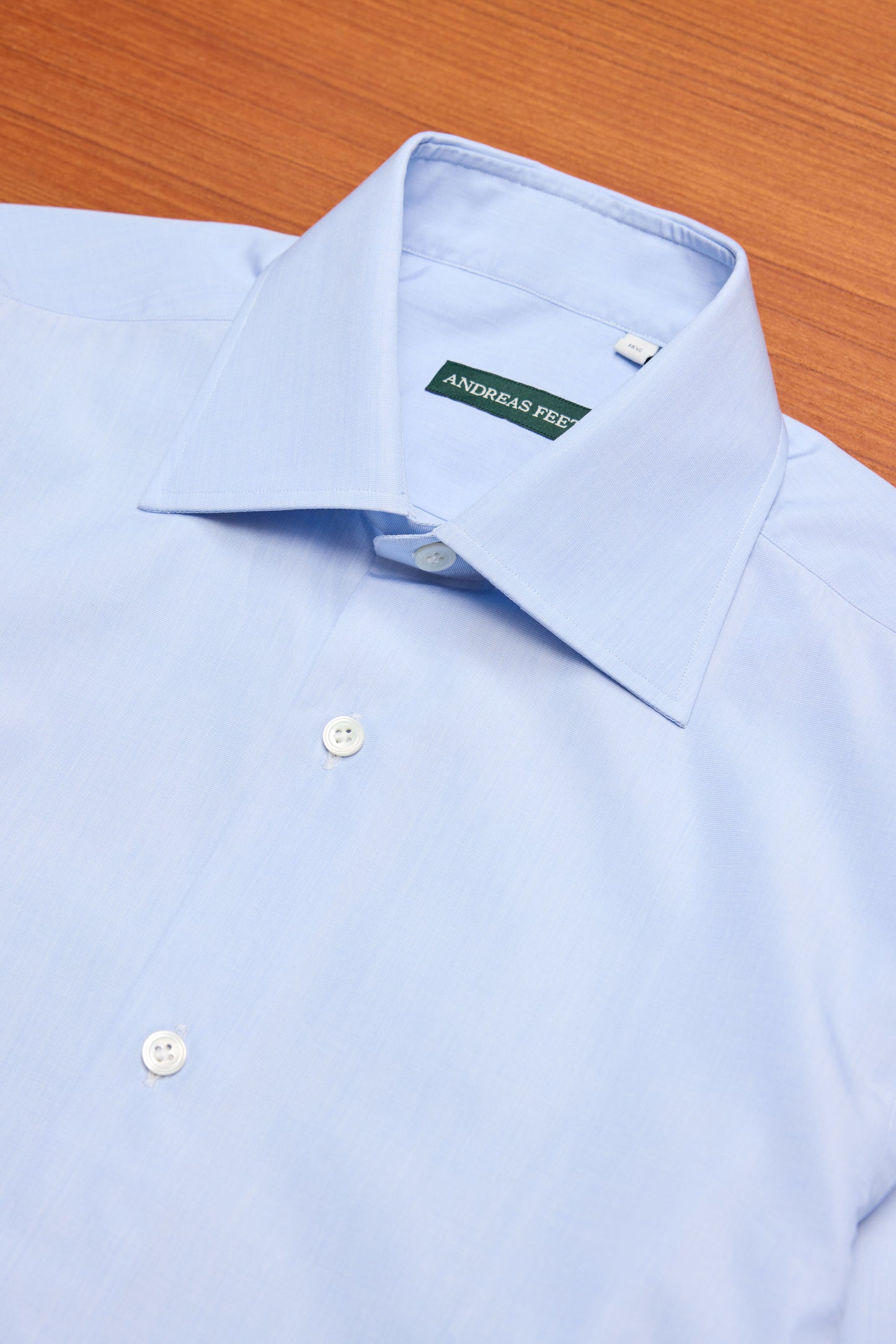 HG Light Blue Fil-a-Fil Spread Collar Shirt