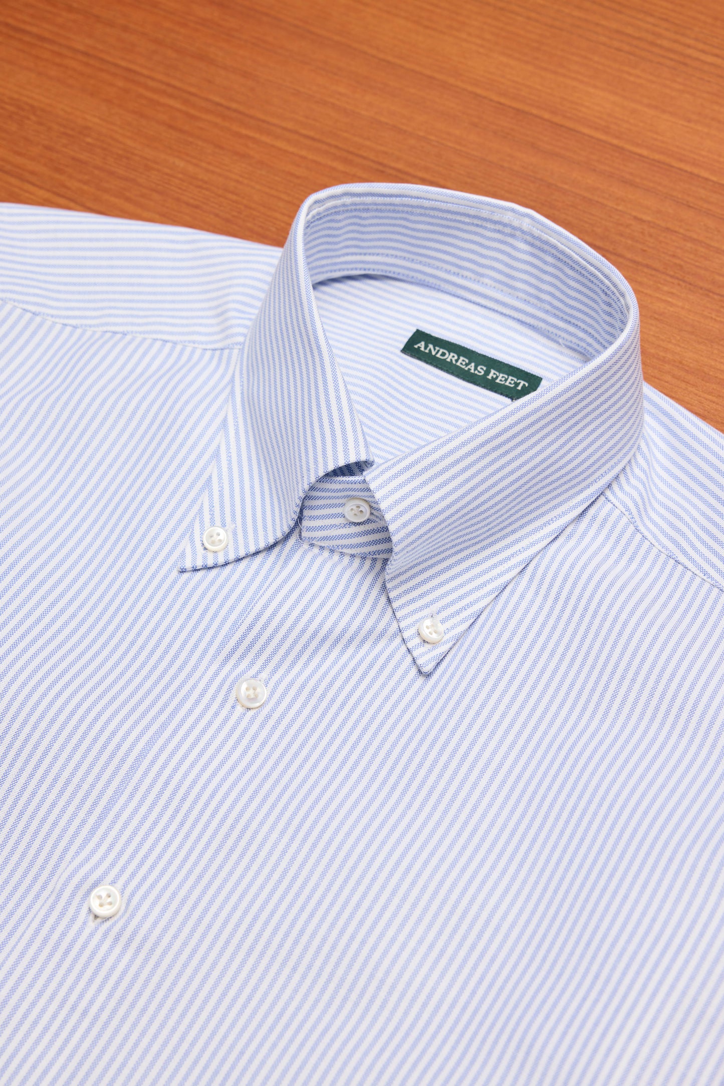 Blue Stripe Oxford Button Down Shirt