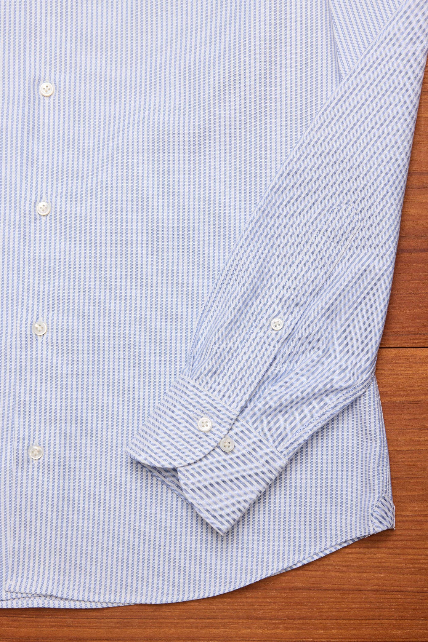 Blue Stripe Oxford Button Down Shirt