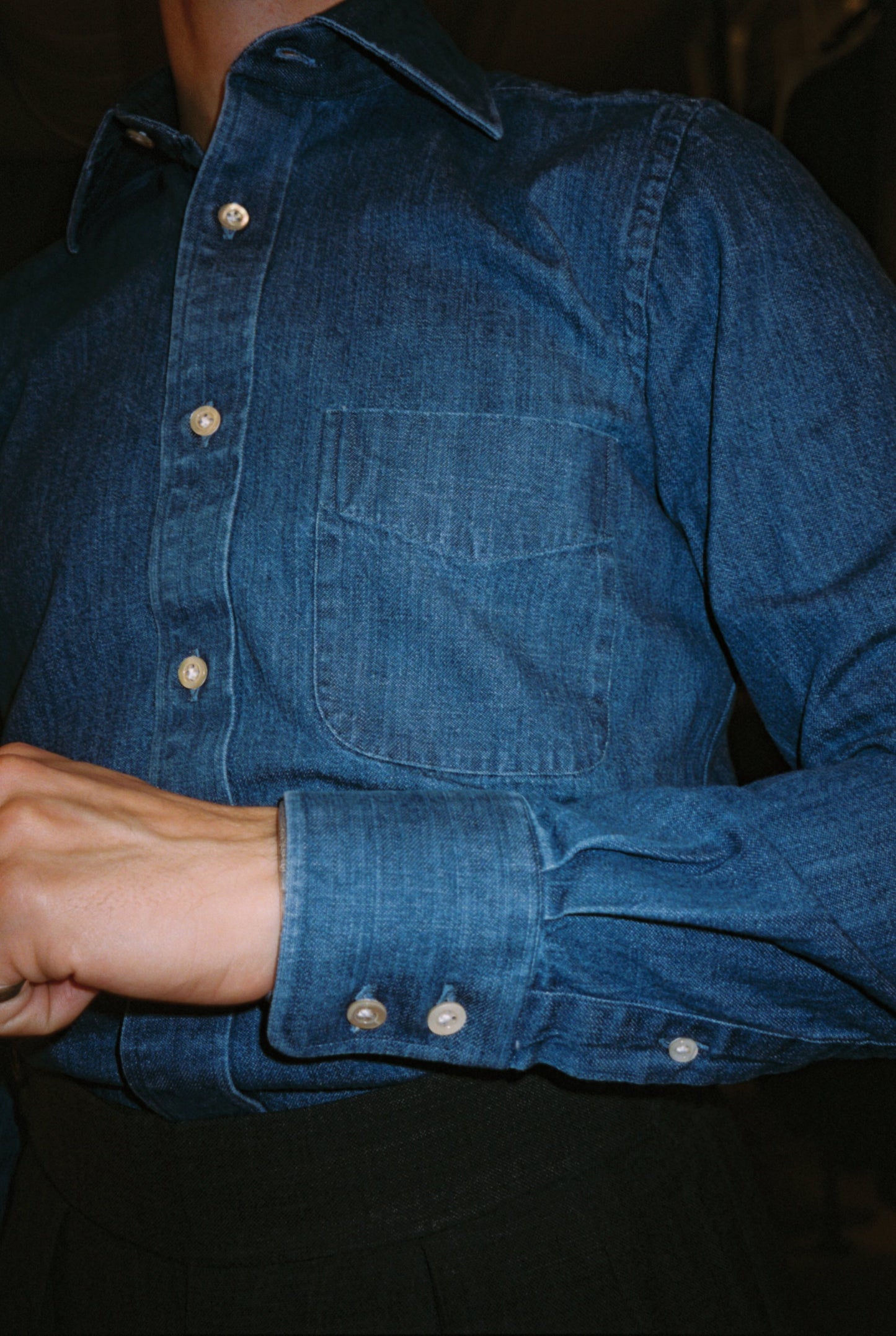 HG Stone Wash Denim Shirt