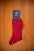 Maroon Mid Calf Socks