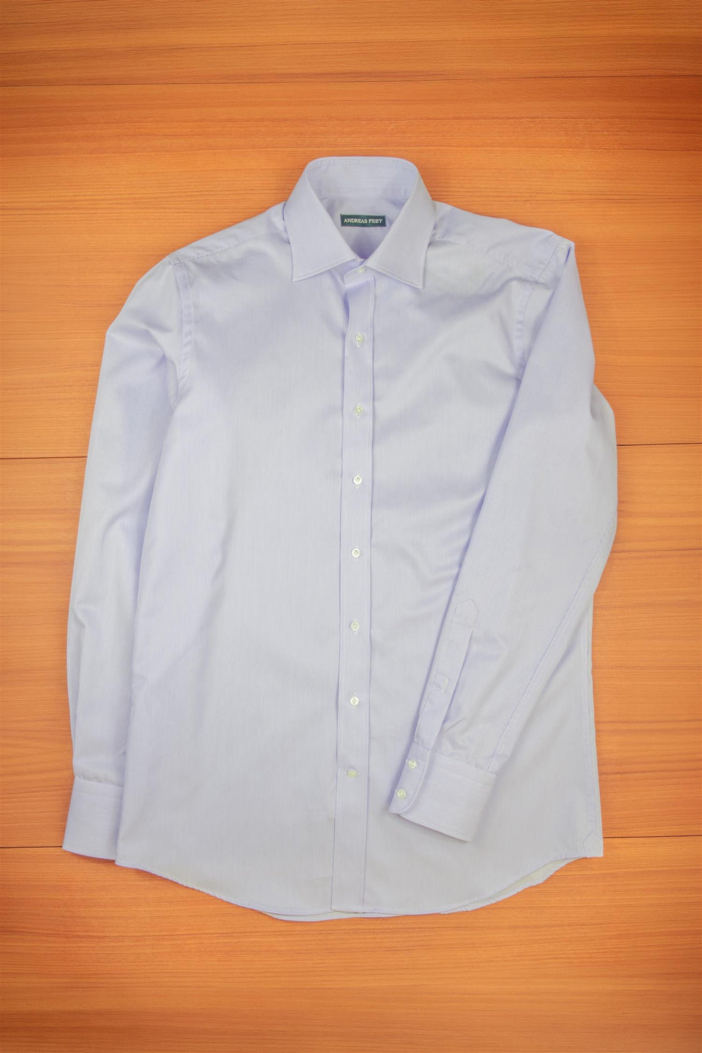 Lt. Blue Stripe Spread Collar Shirt