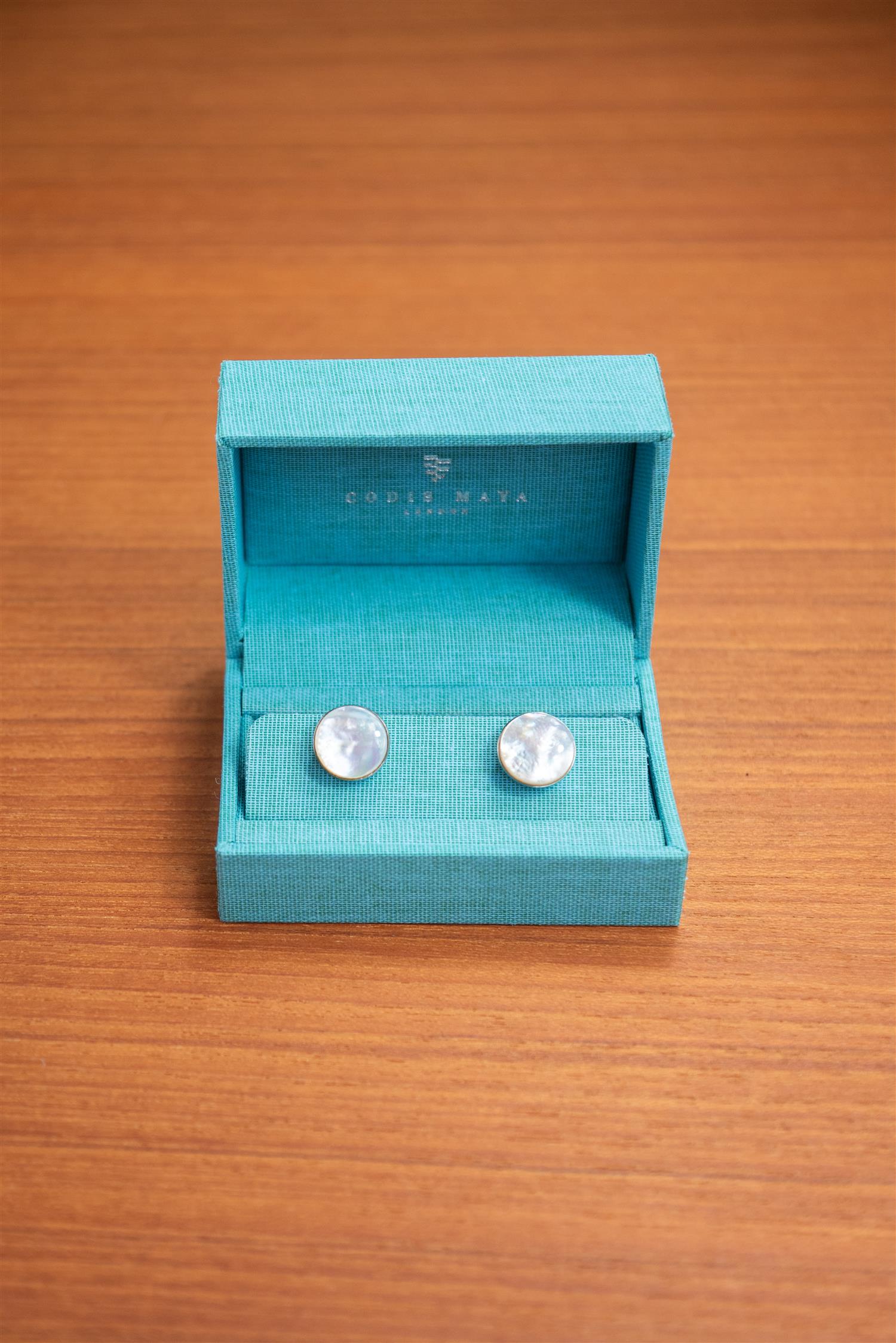 Silver Mother of Pearl Cufflink