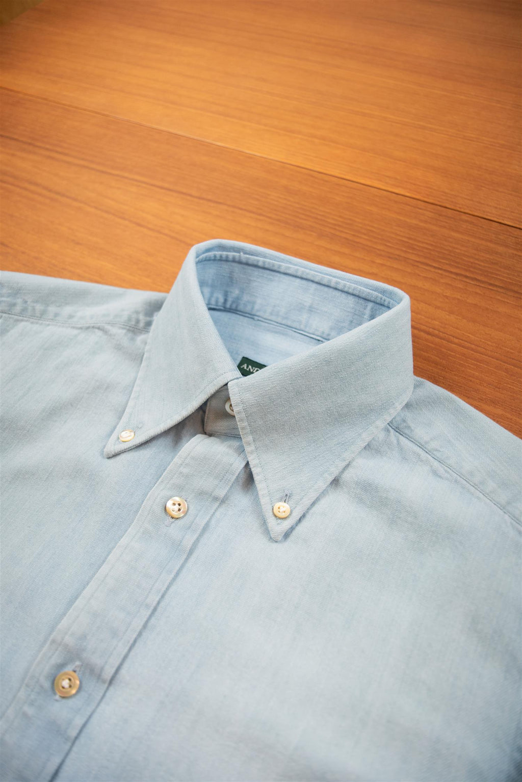 HG Bleach Wash Denim Shirt Button Down