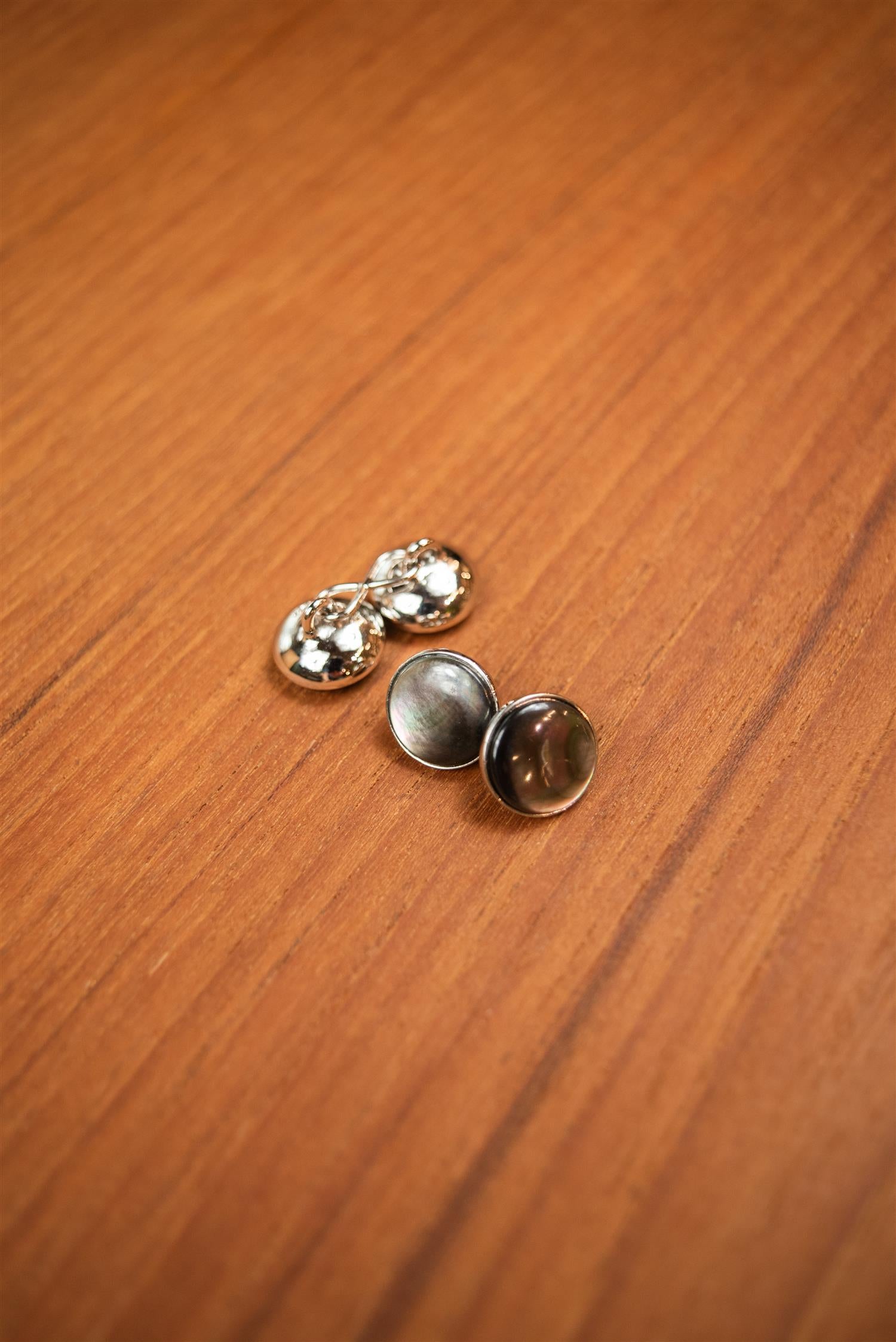 Smokey Mother of Pearl Cufflink
