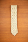 Light yellow 3-Fold Silk Tie