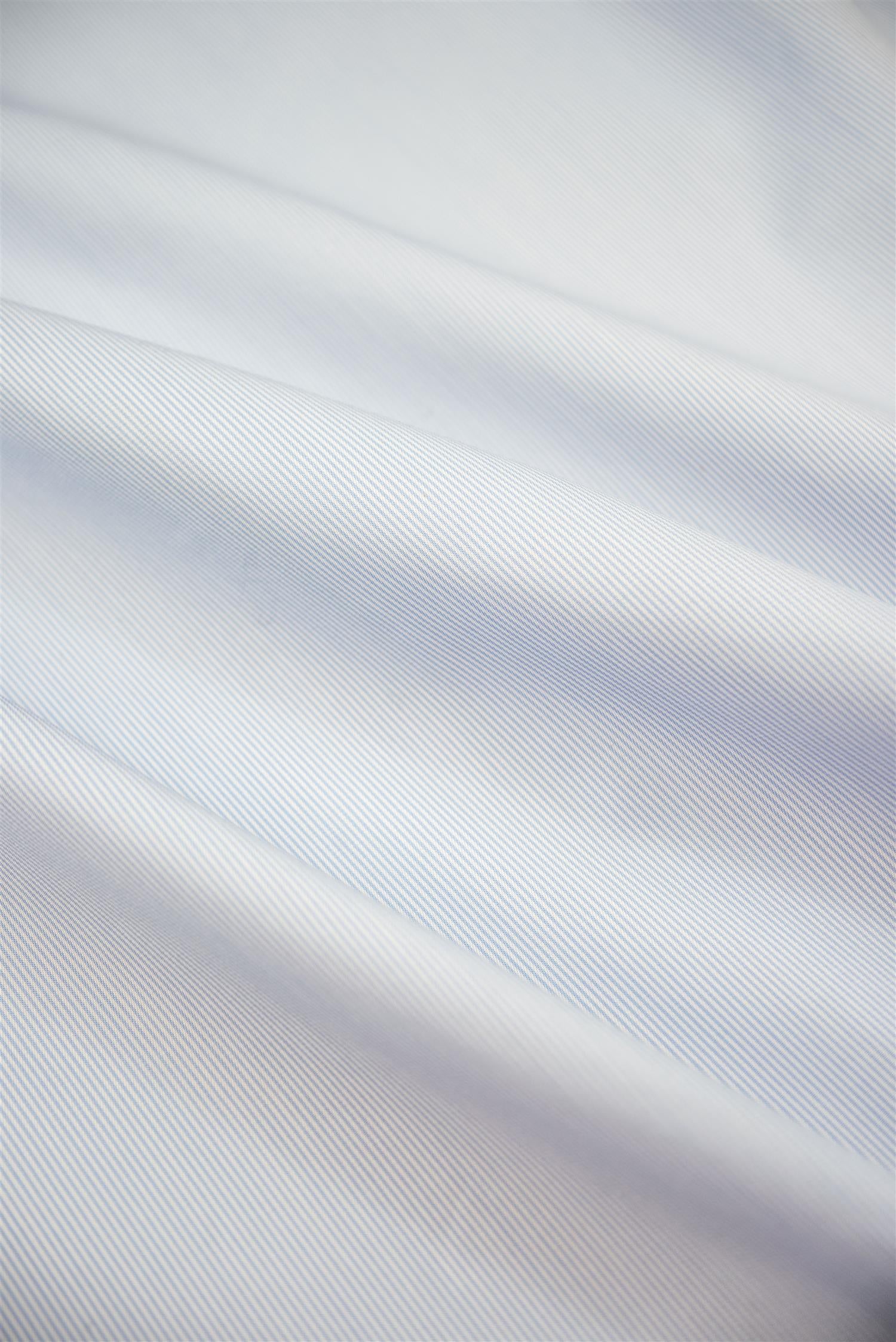 Lt. Blue Stripe Spread Collar Shirt