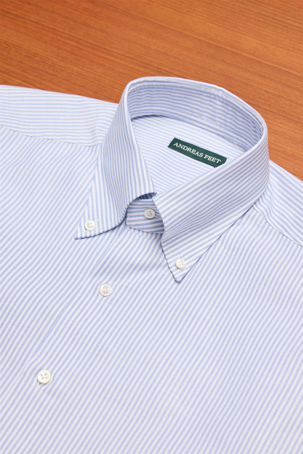 Blue Stripe Oxford Button Down Shirt