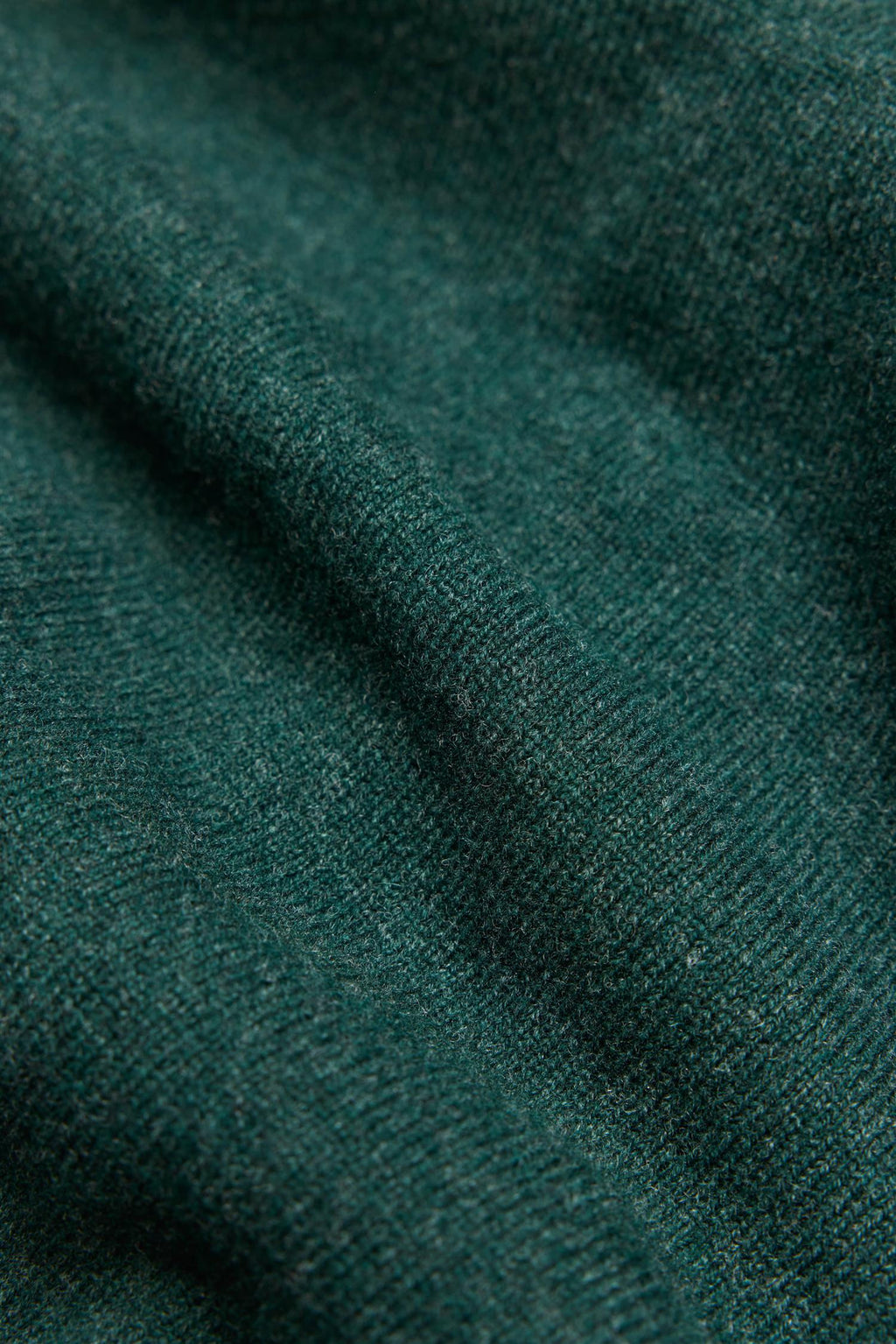 Green Sleeveless Cardigan Lambswool