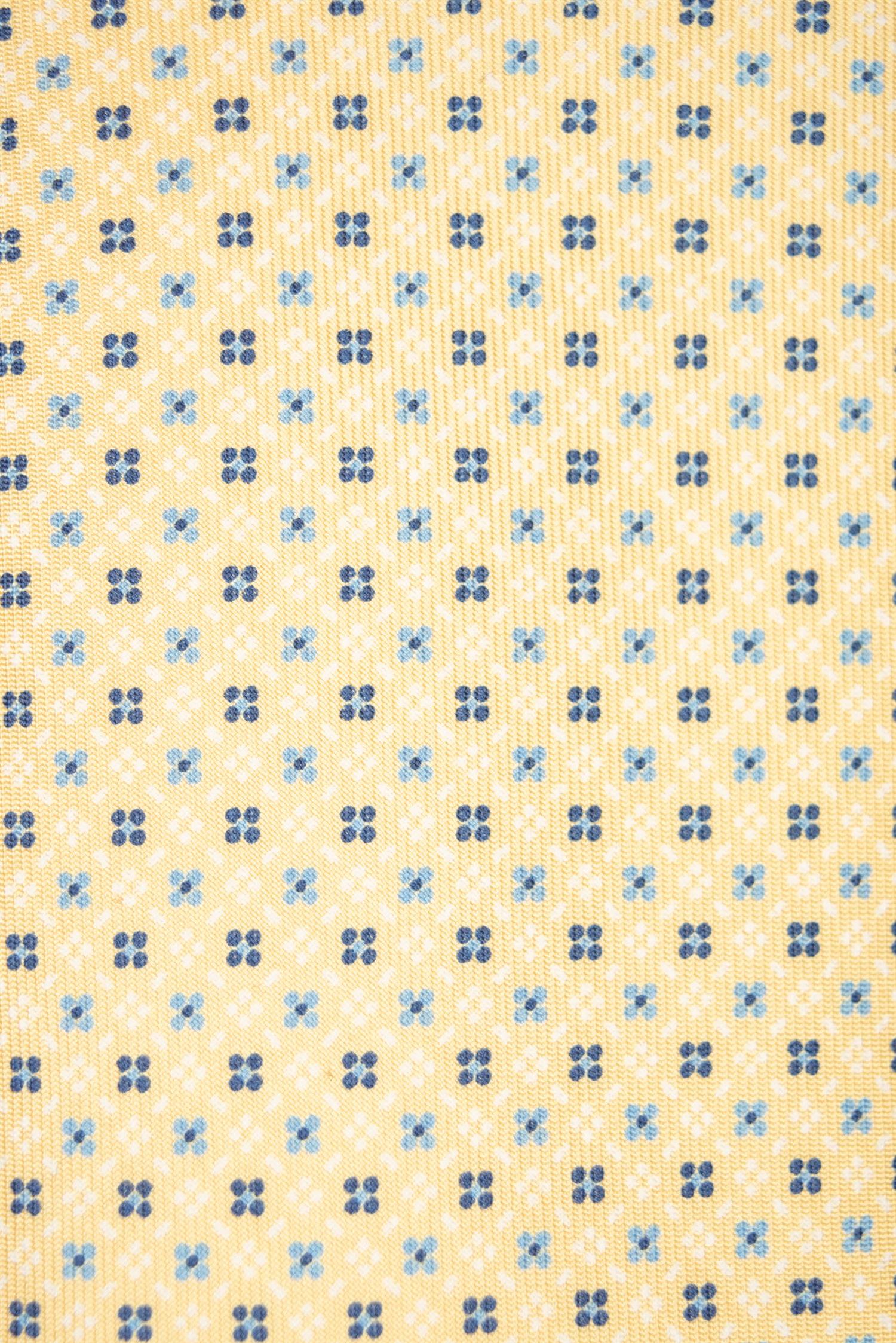 Light yellow 3-Fold Silk Tie