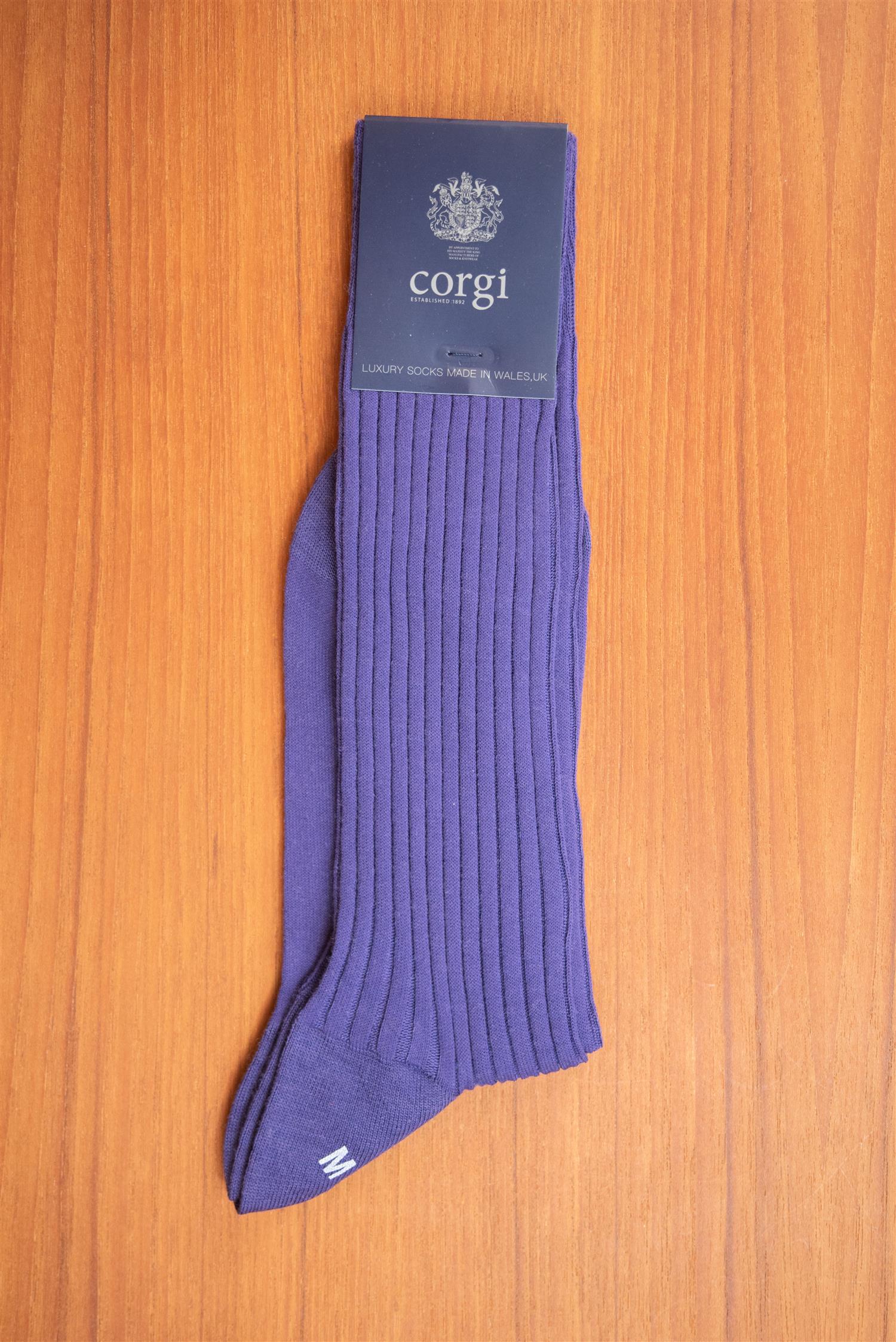 Purple Mid Calf Socks